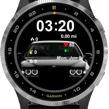 BMW M Garmin watch face preview