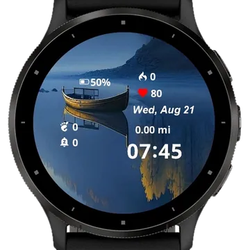 Boat Garmin watch face preview