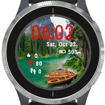 Boat Pier Garmin watch face preview