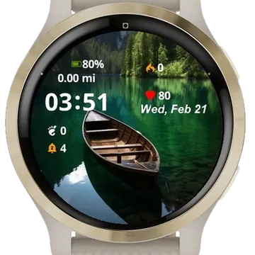Boat Garmin watch face preview