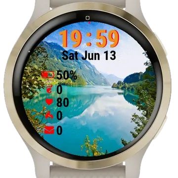 Body Water Garmin watch face preview