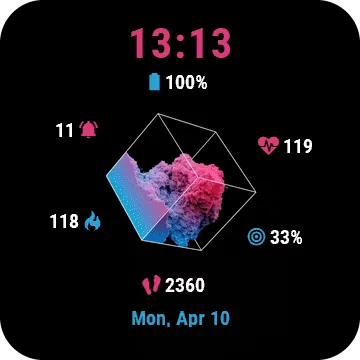 Boldbox Garmin watch face preview