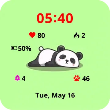 Bored Panda Garmin watch face preview