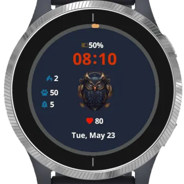 Boss Owl Garmin watch face preview
