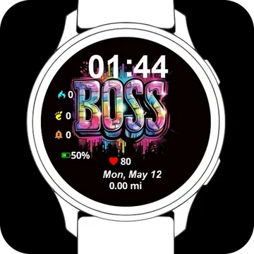 Boss Garmin watch face preview