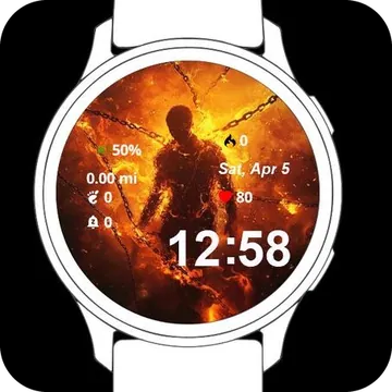 Bound by Fire Garmin watch face preview