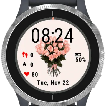 Bouquet Flower Garmin watch face preview