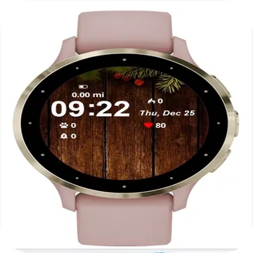 Branches Lights Wooden Garmin watch face preview