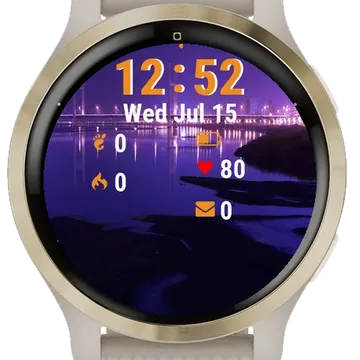 Bridge Night Light Garmin watch face preview