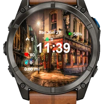 Building Red Garmin watch face preview
