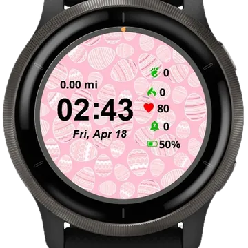 Bunny Bloom Garmin watch face preview