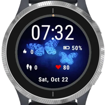 Butterfly 2 Garmin watch face preview
