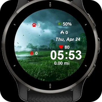 Calm in Chaos Garmin watch face preview