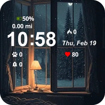 Candle Sitting Top Bed Garmin watch face preview