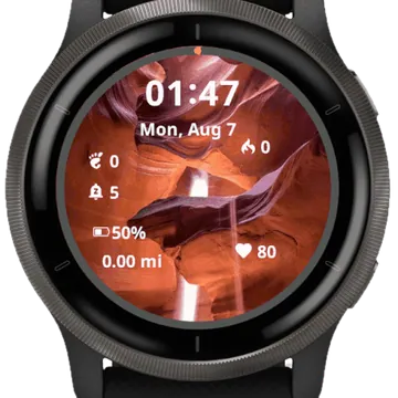 Canyon Arizona Garmin watch face preview