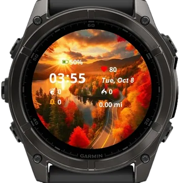 Capture the Magic of Vermont Garmin watch face preview