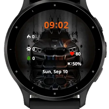 Car photography Garmin watch face preview