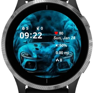Car Wallpaper Garmin watch face preview
