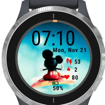 Carpet Graphics Cartoons Garmin watch face preview