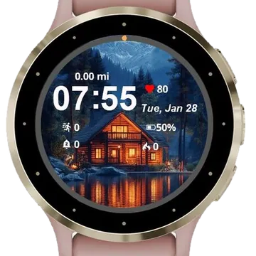Casa do lago Garmin watch face preview