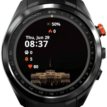Castle Garmin watch face preview