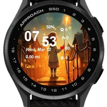 Catch A Falling Star Garmin watch face preview