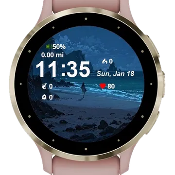 Cave Looking At Garmin watch face preview