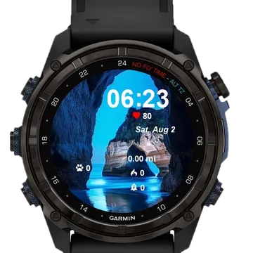 Cave Garmin watch face preview