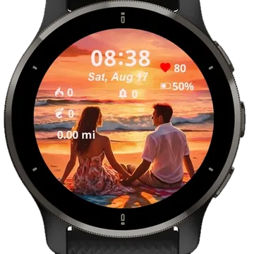 Celebrate Your Relationship Garmin watch face preview
