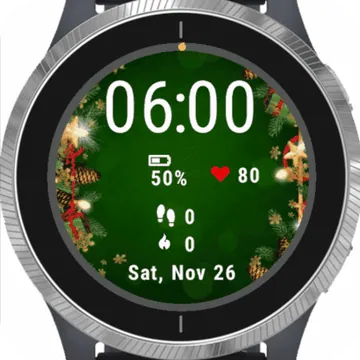 Christmas Album Garmin watch face preview