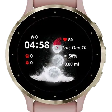 Christmas be Filled with Love Garmin watch face preview