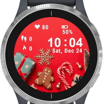 Christmas Gift Garmin watch face preview