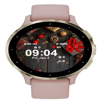 Christmas Gift Garmin watch face preview
