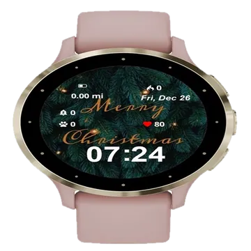 Christmas Tree Garmin watch face preview