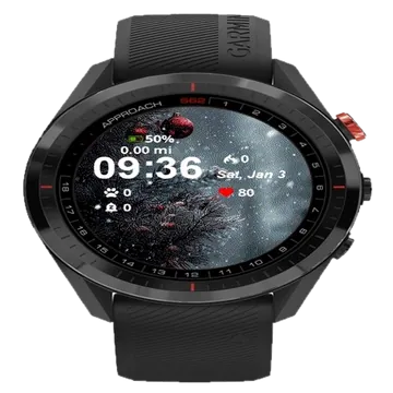 Christmas Tree Snow Tree Garmin watch face preview