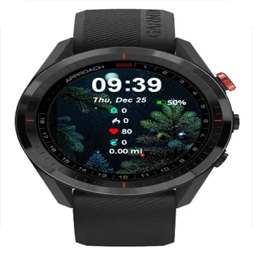 Christmas Window By Night Garmin watch face preview