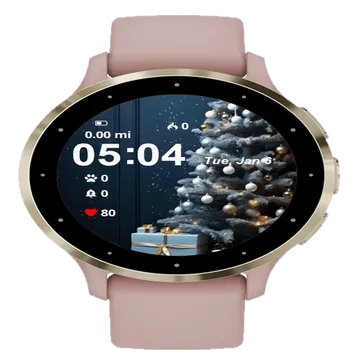 Christmas Winter Tree Garmin watch face preview