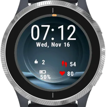 Circle Frame Garmin watch face preview