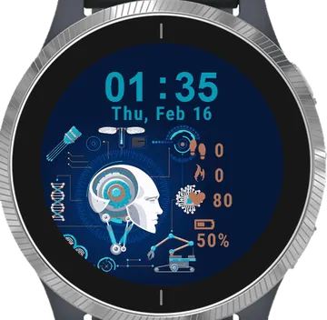 Circuit Head Garmin watch face preview