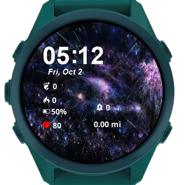 Close Up Stars Sky Shining Garmin watch face preview