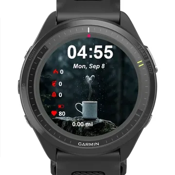 Coffee Nature Garmin watch face preview