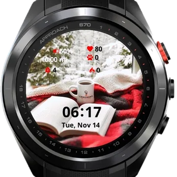 Coffee Time Garmin watch face preview