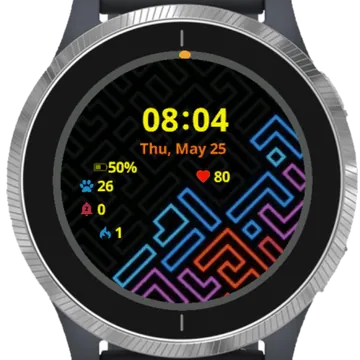 Color Photo Garmin watch face preview