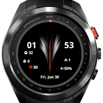 Color Garmin watch face preview