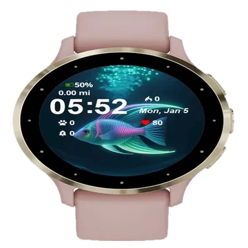 Colorful Fish Garmin watch face preview