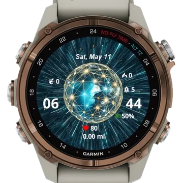 Connecting People Internet Garmin watch face preview