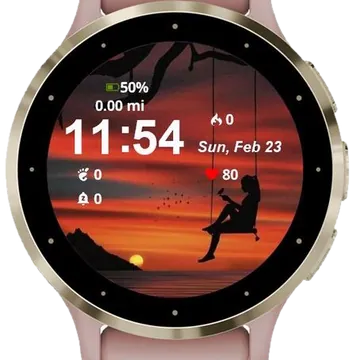 Contemplation by the Sea Garmin watch face preview