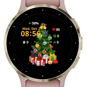 Cool Tree Garmin watch face preview