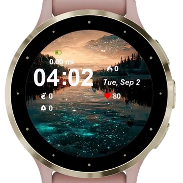 Cosmic River Garmin watch face preview