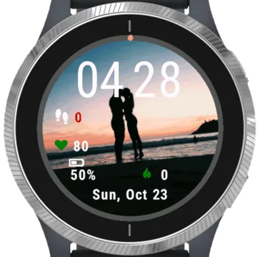 Couple Garmin watch face preview